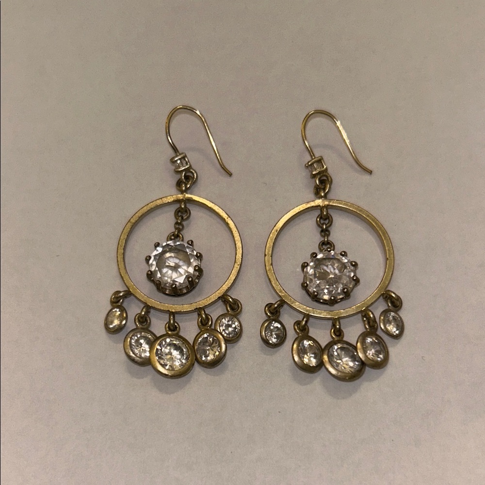 Juicy Couture Gold and Silver Hoop Earrings